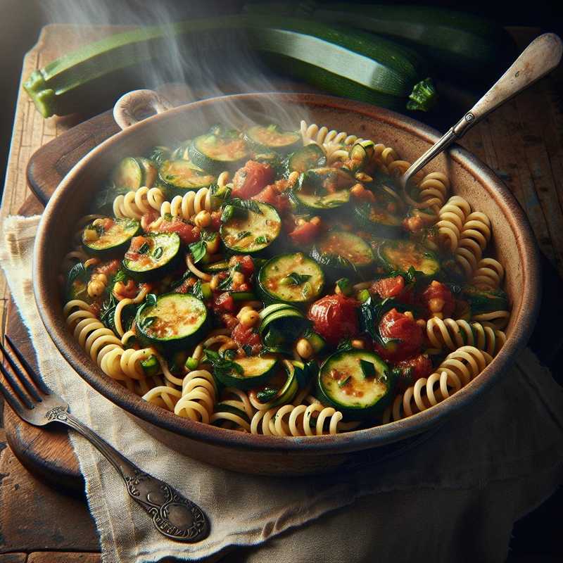 Pasta con ragù di zucchine