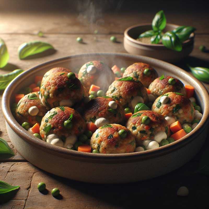 Polpette di farro ricotta e verdure