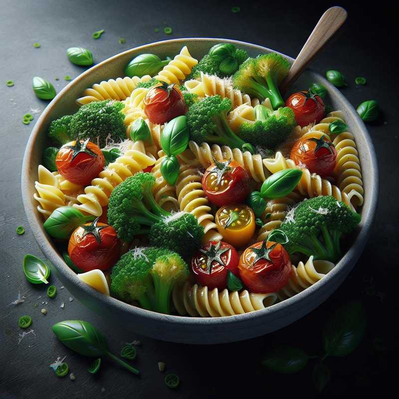 Pasta with Broccoli and Cherry Tomatoes