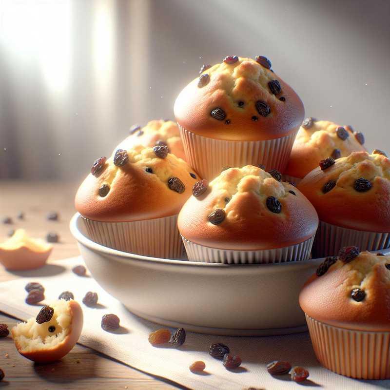 Muffin all'uvetta