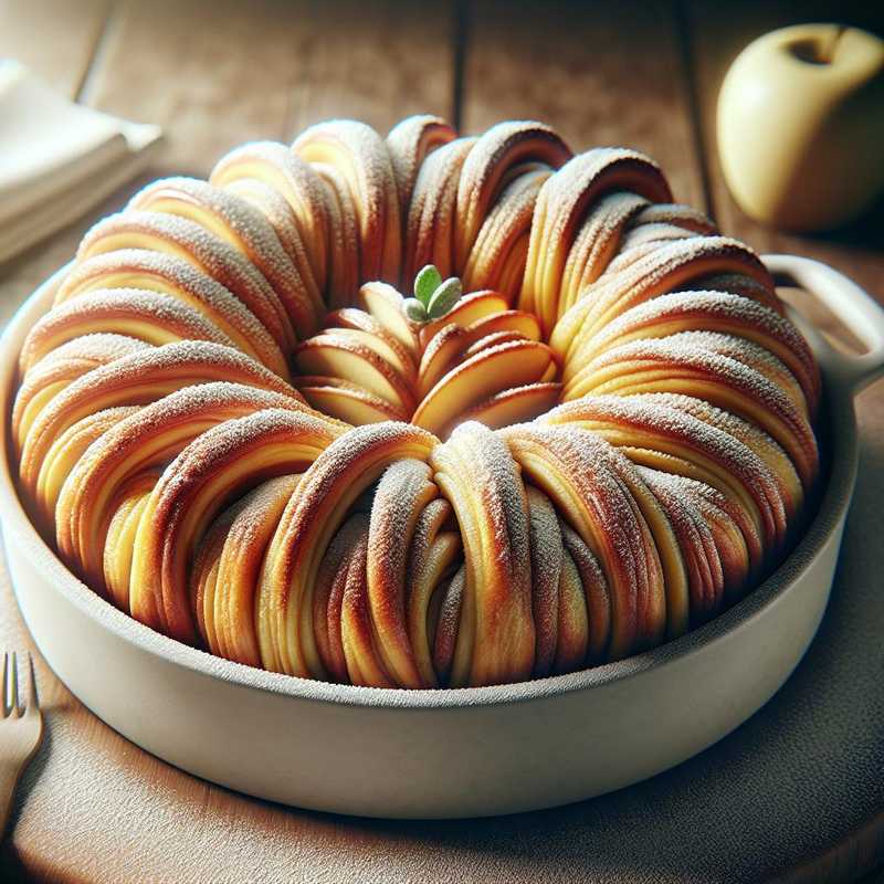 Braided Apple Ciambella