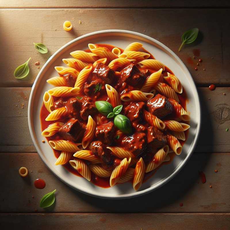 Ragù di carne di manzo con cavatoni