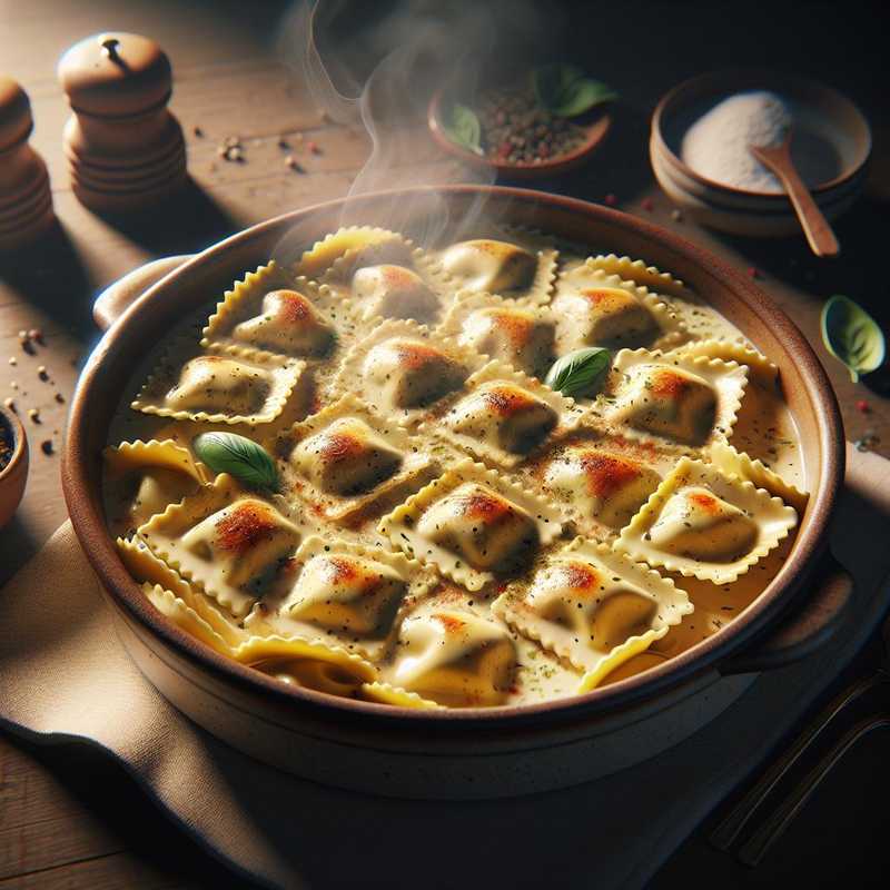 Ravioli alla crema di formaggio