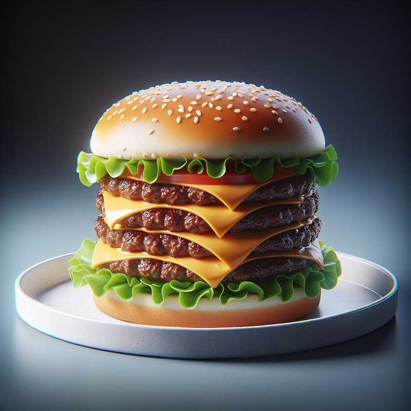 Double cheeseburger