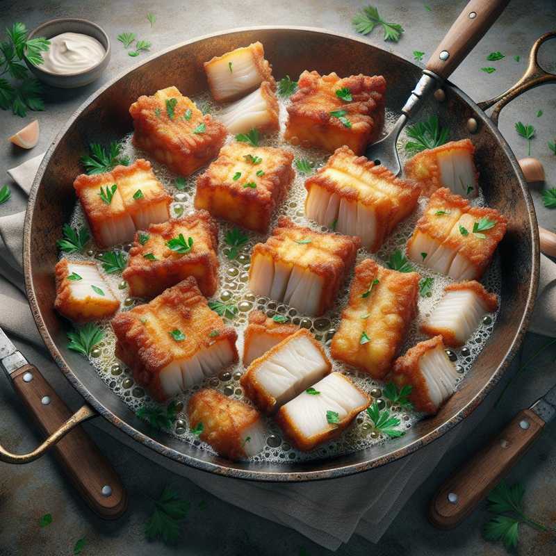 Roman-style fried salt cod (in batter)