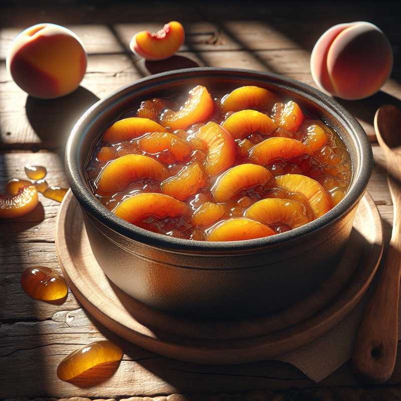 Baked Peach Jam