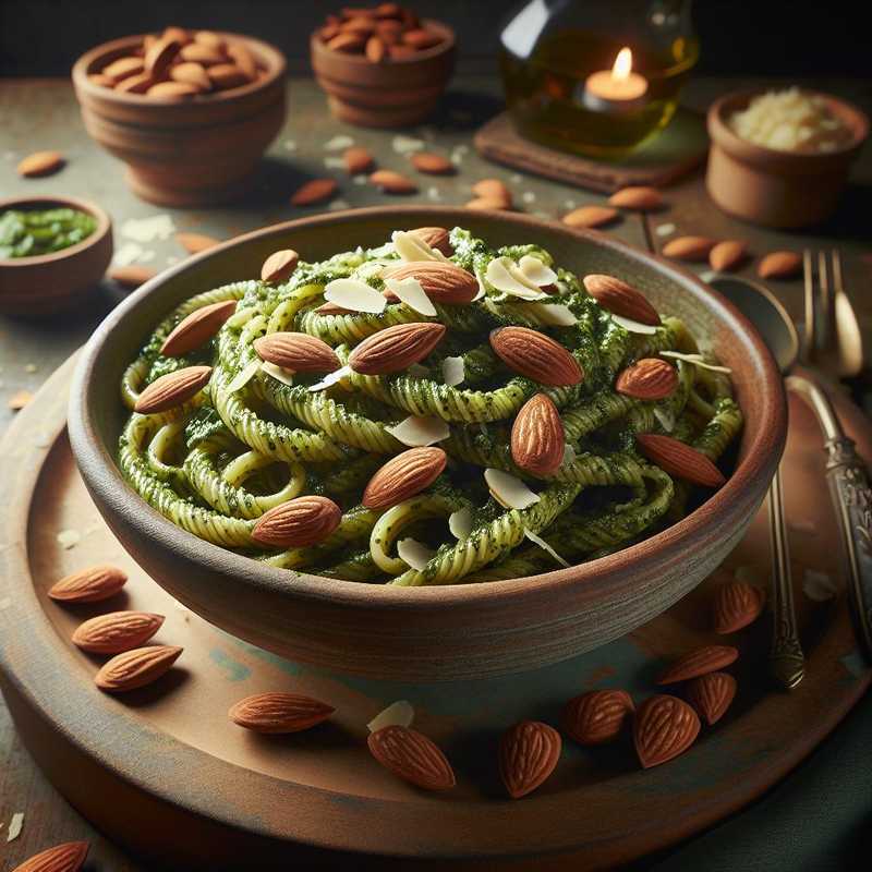 Almond Pesto Pasta