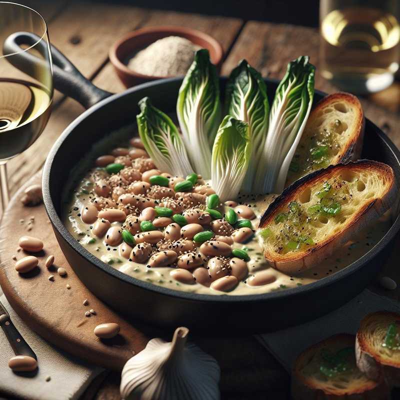 Broad Bean Cream with Endive and Croutons