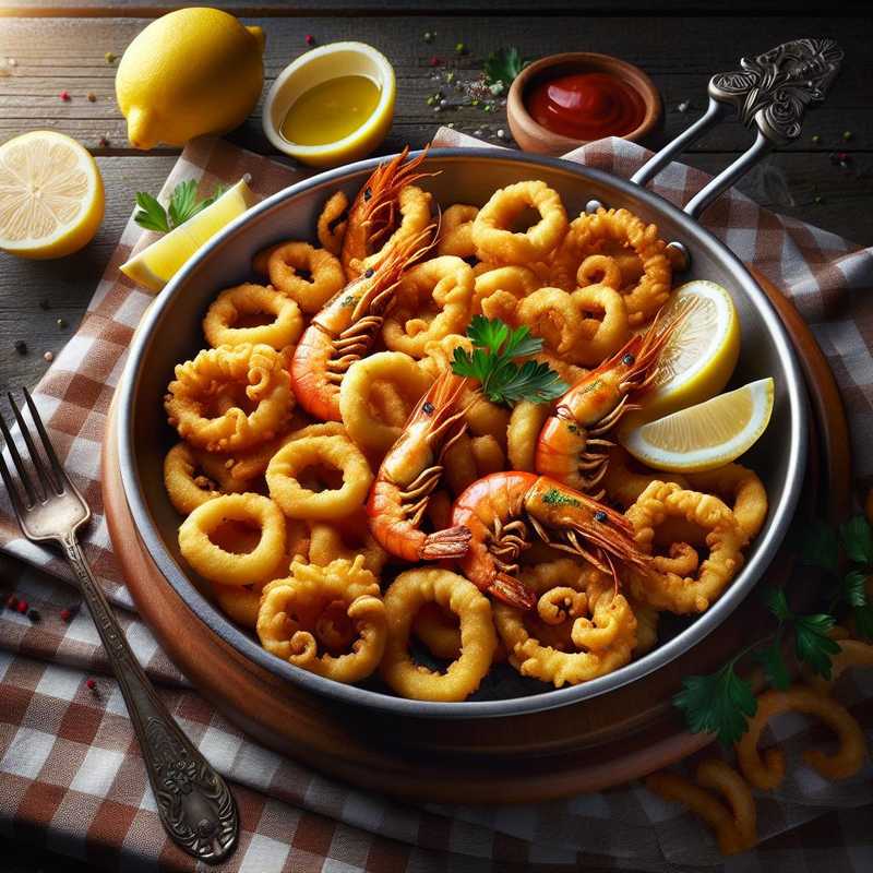 Frittura di Calamari e Gamberi