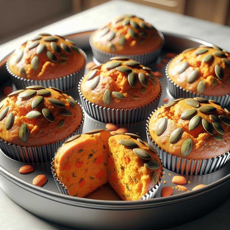 Cupcake di zucca e carote