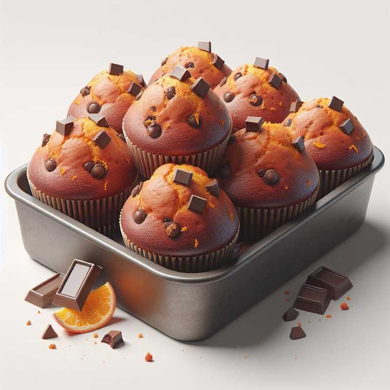 Muffin arancia e cioccolato