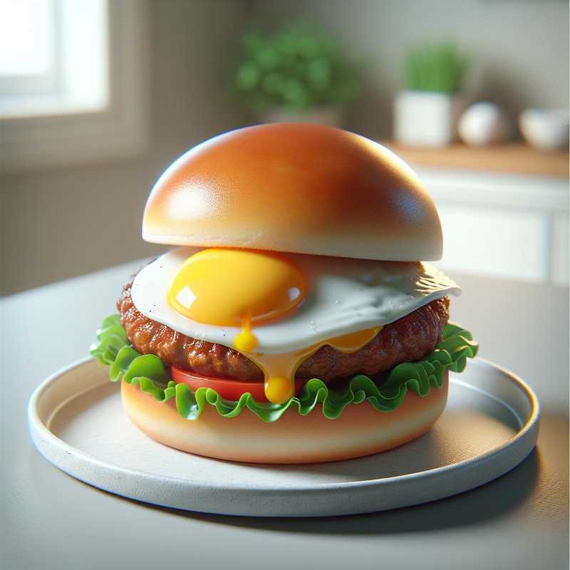 Egg burger