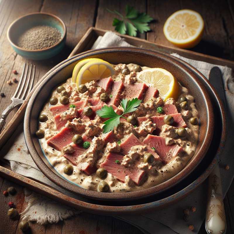 Vitello tonnato con maionese