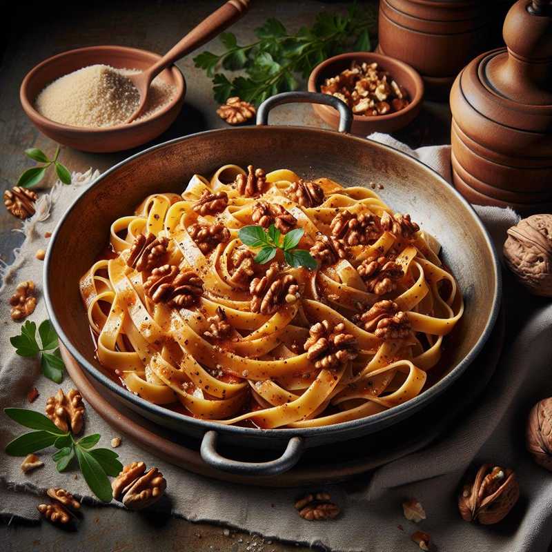 Tagliatelle con Sugo di Noci