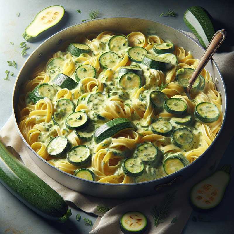 Pasta in salsa di zucchine