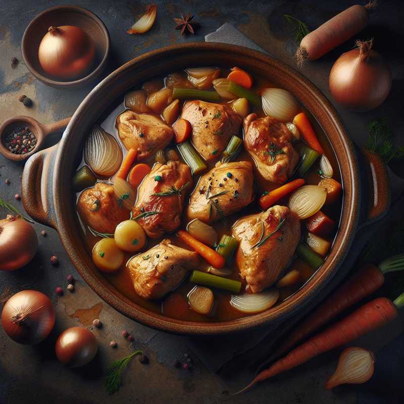 Chicken stew with Marsala