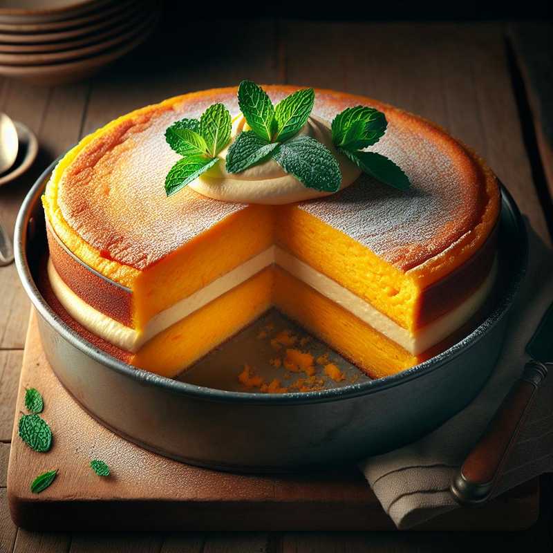 Torta cremosa alla zucca