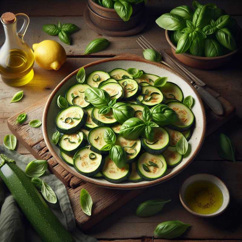 Insalata di zucchine alla menta e basilico