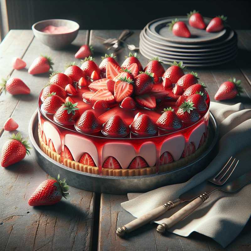 Strawberry Mousse Cake