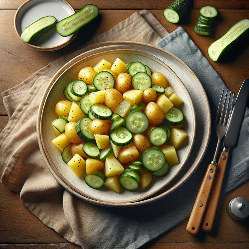 Insalata di patate e cetrioli