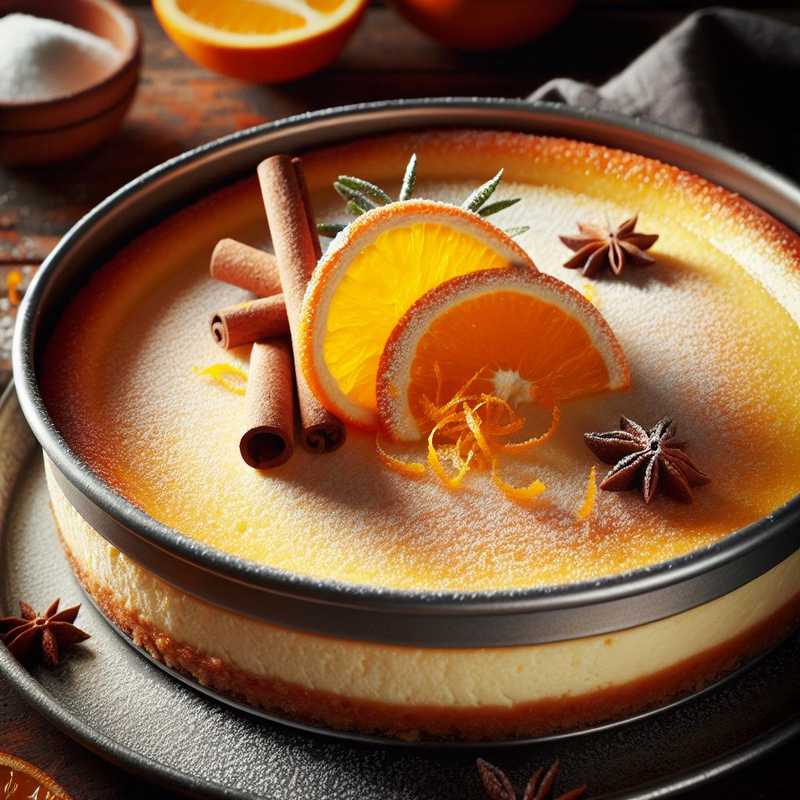 Orange and Cinnamon Cheesecake