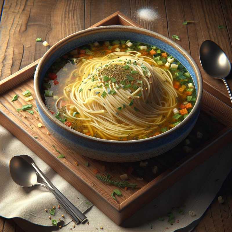 Vermicelli in zuppa orientale