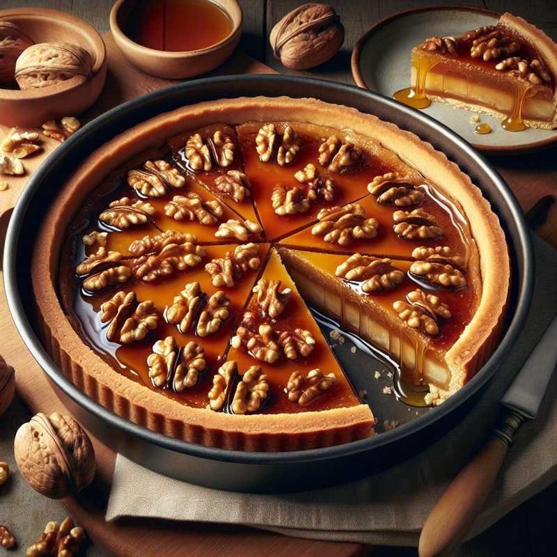 Caramel and Walnut Tart