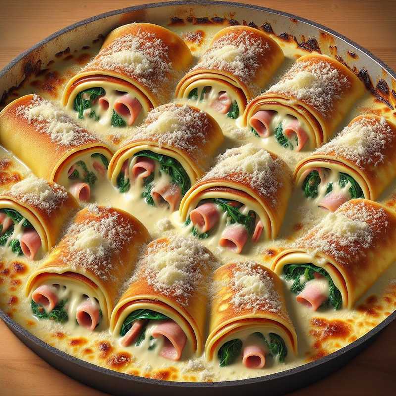 Oven-Baked Crepe Nests