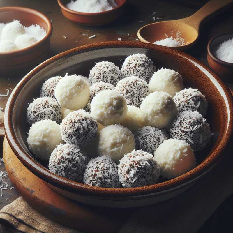 Ricotta and Coconut Balls