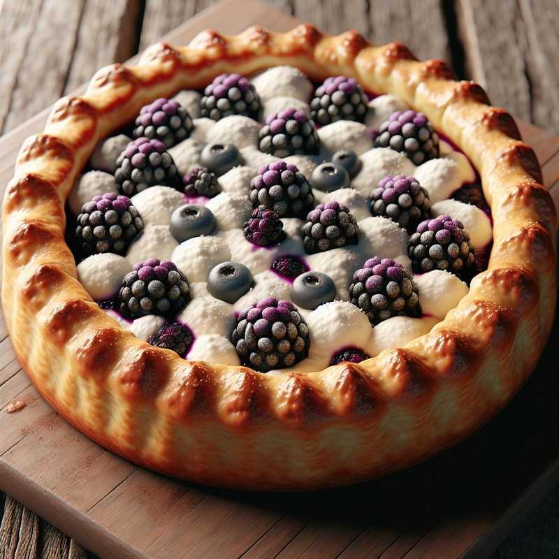 Crostata ricotta e more