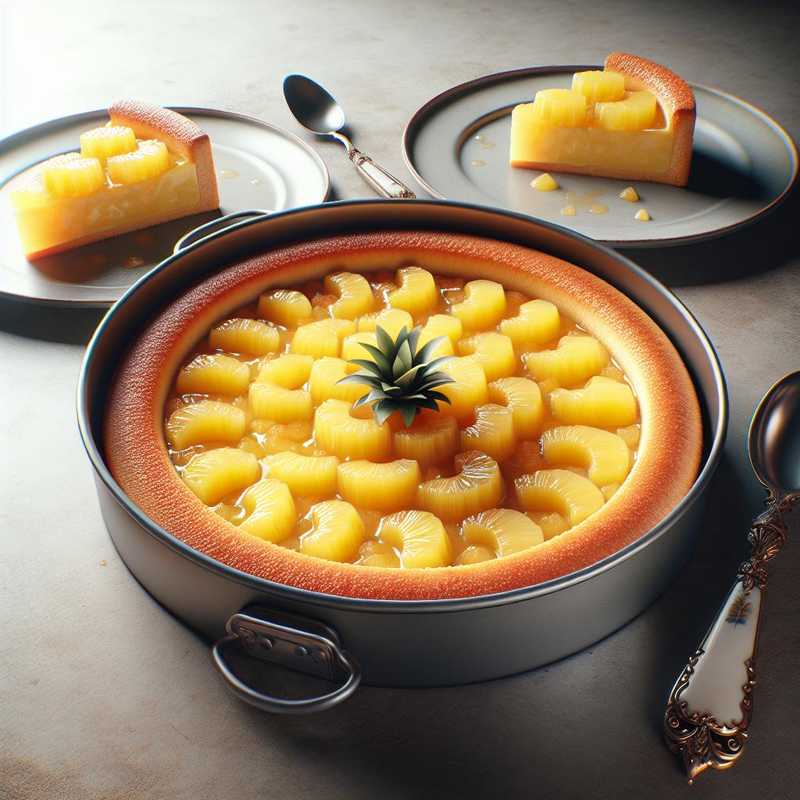 Torta fredda all'ananas