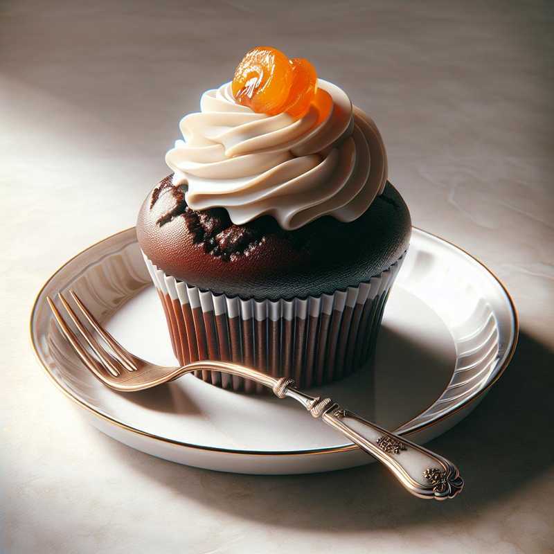 Sacher cupcake