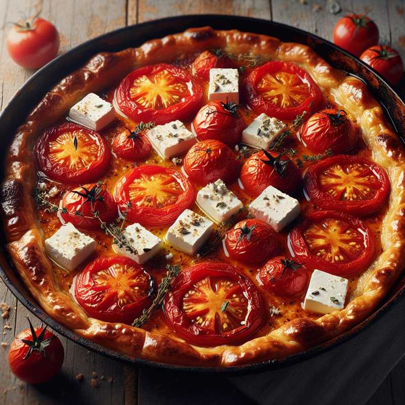 Tomato and Feta Tatin