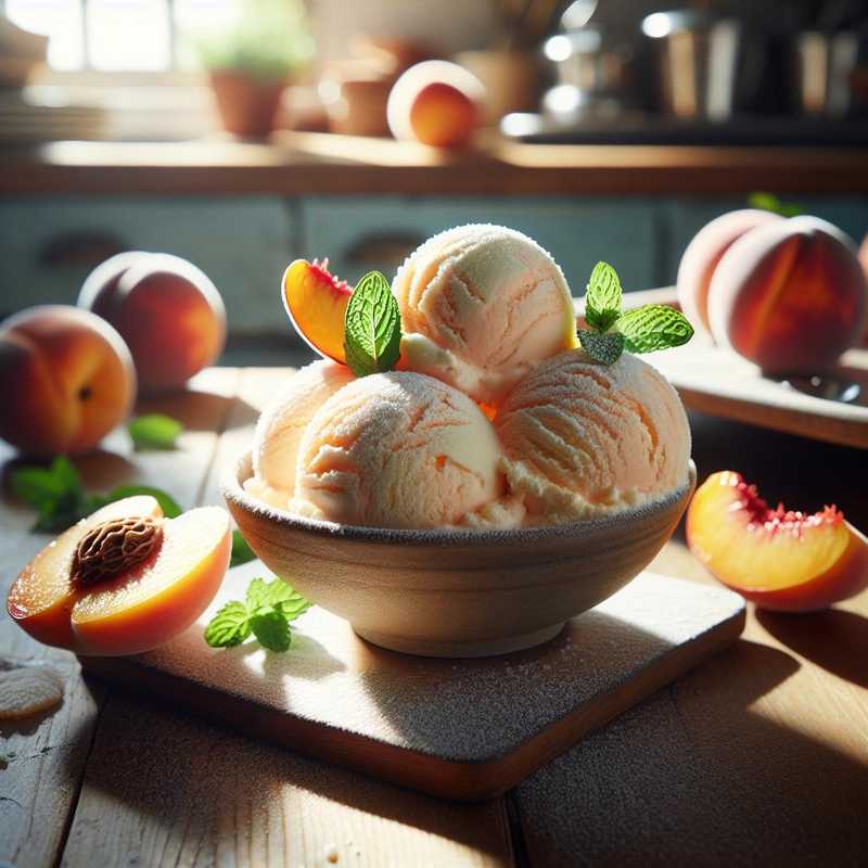 Peach Semifreddo