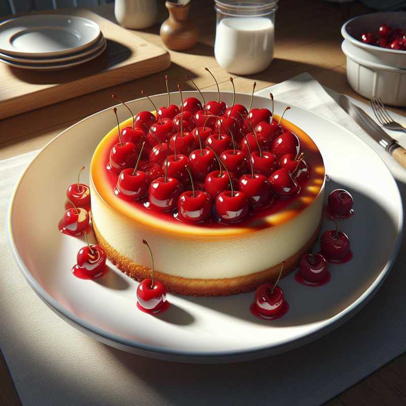 Cheesecake alle ciliegie