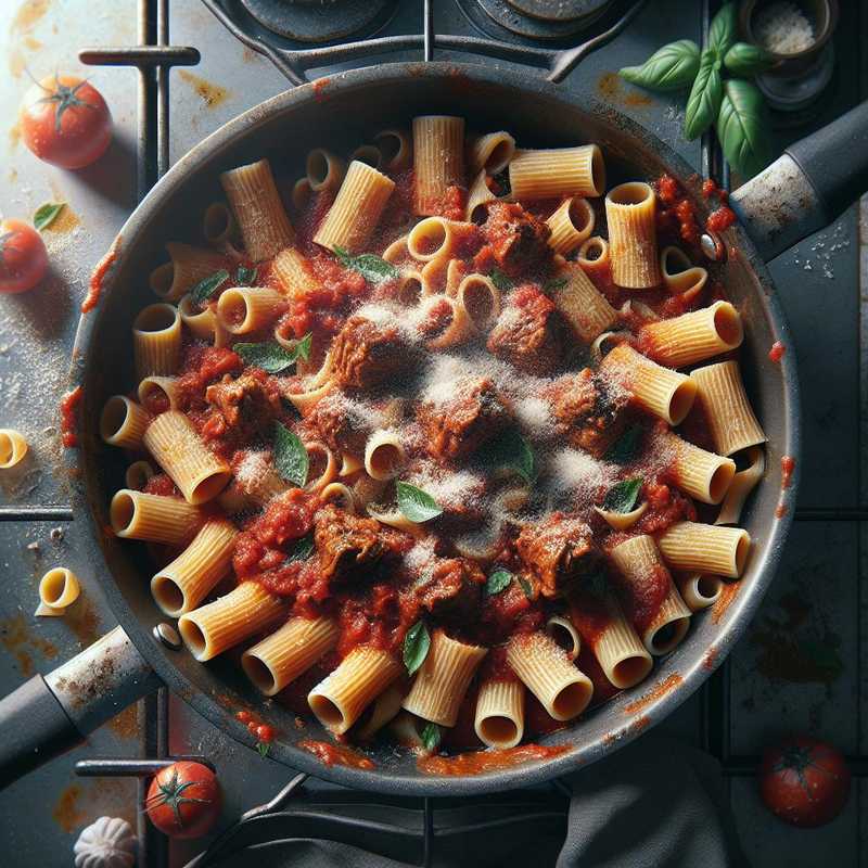 Tortiglioni al Ragù di Agnello