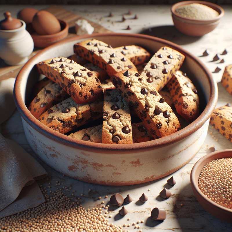 Biscotti alla quinoa e cioccolato