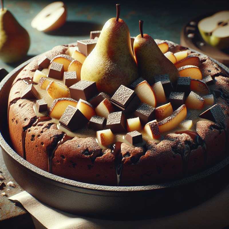 Plumcake cioccolato e pere