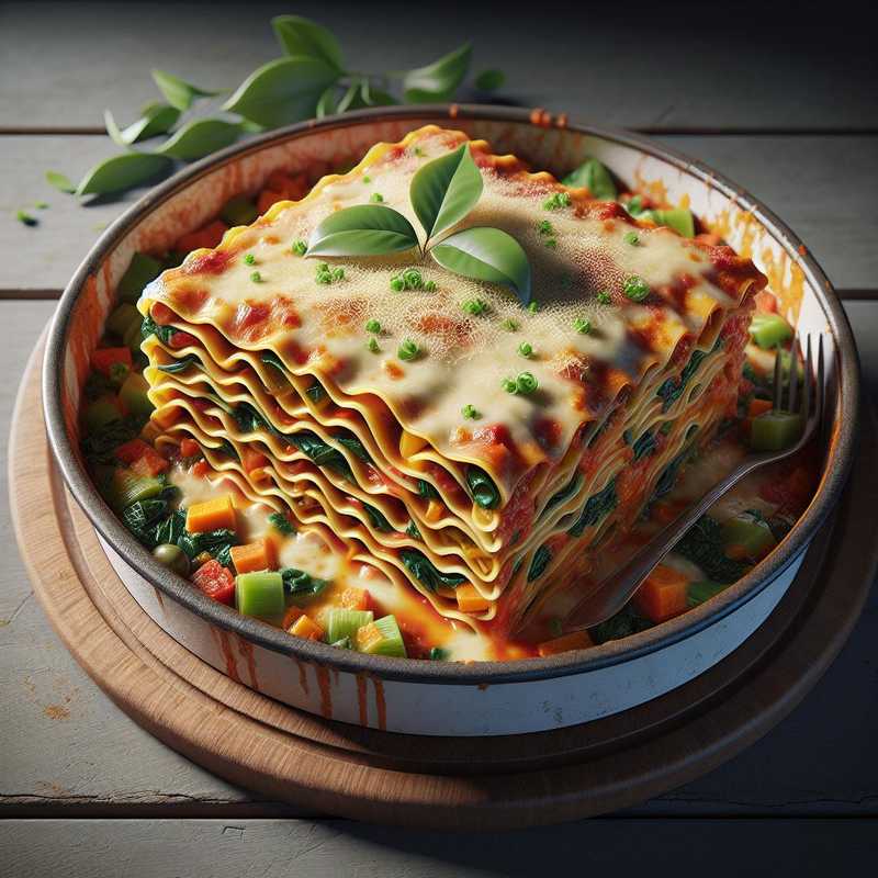 Lasagne con ragù di verdure