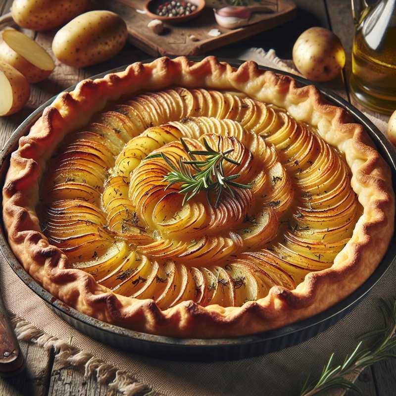 Crostata di patate farcita