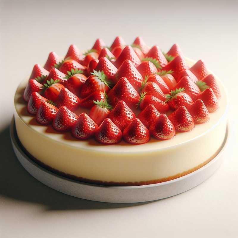 Cheesecake fragole e limone