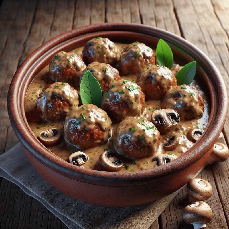 Mushroom Meatballs