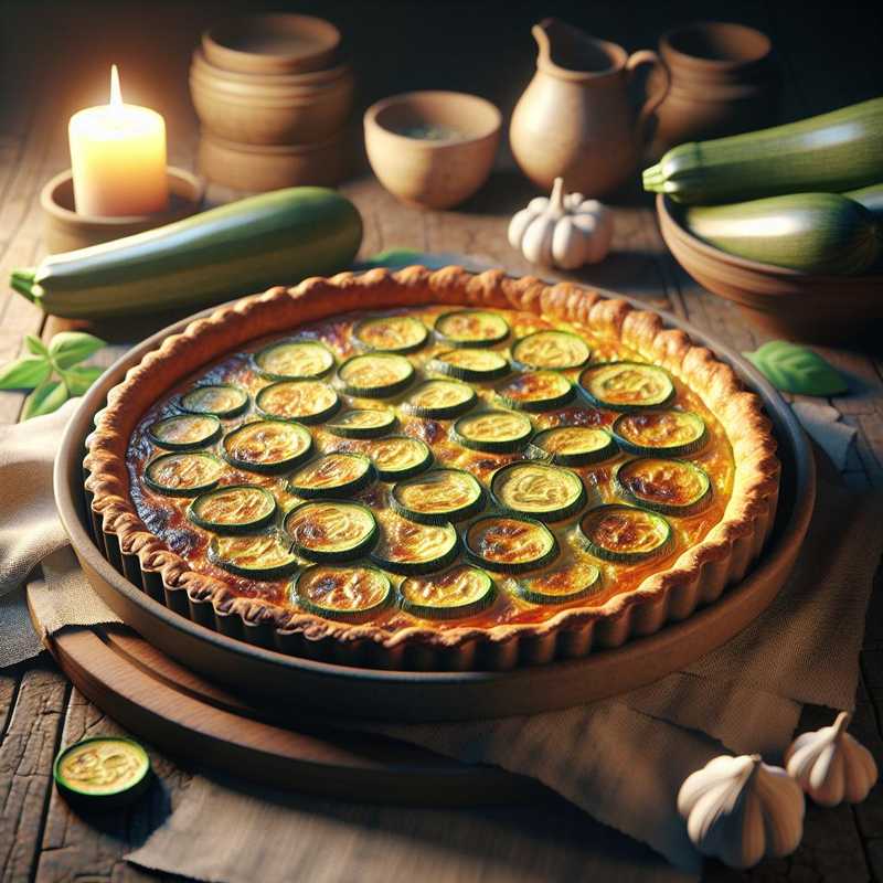 Quiche di zucchine trombetta