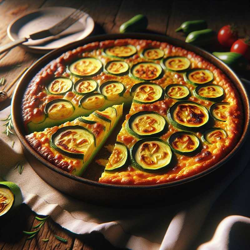 Torta salata di zucchine