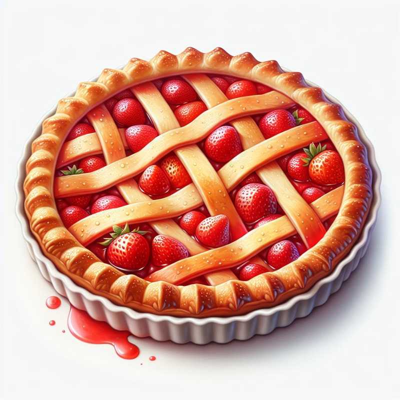 Crostata di fragole fresche