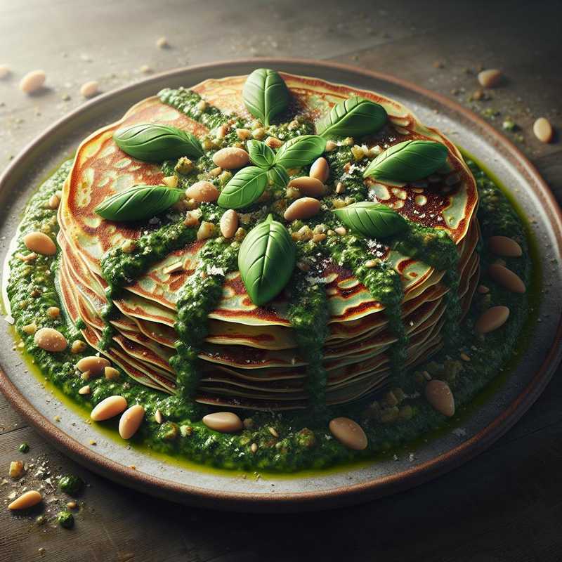 Crepes al pesto