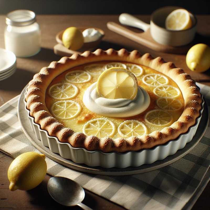 Crostata ricotta e limone