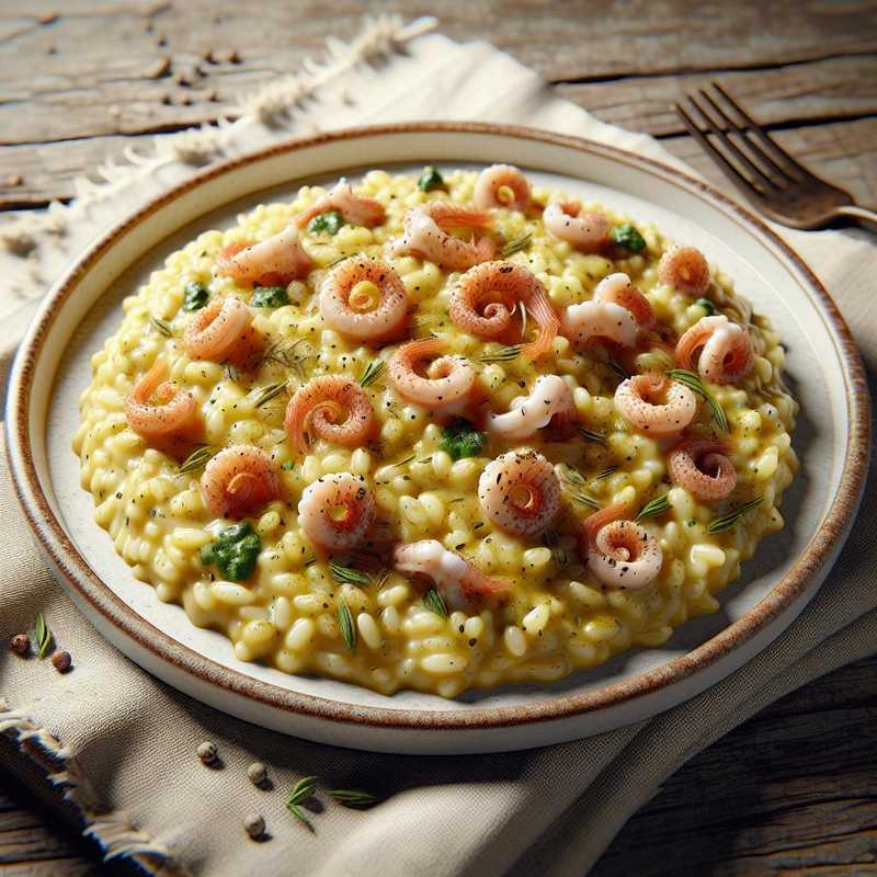 Risotto ai calamaretti e erbe