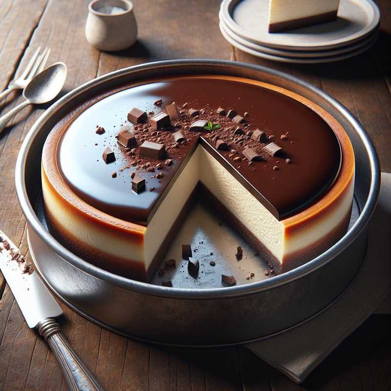 Cheesecake ricotta e cioccolato