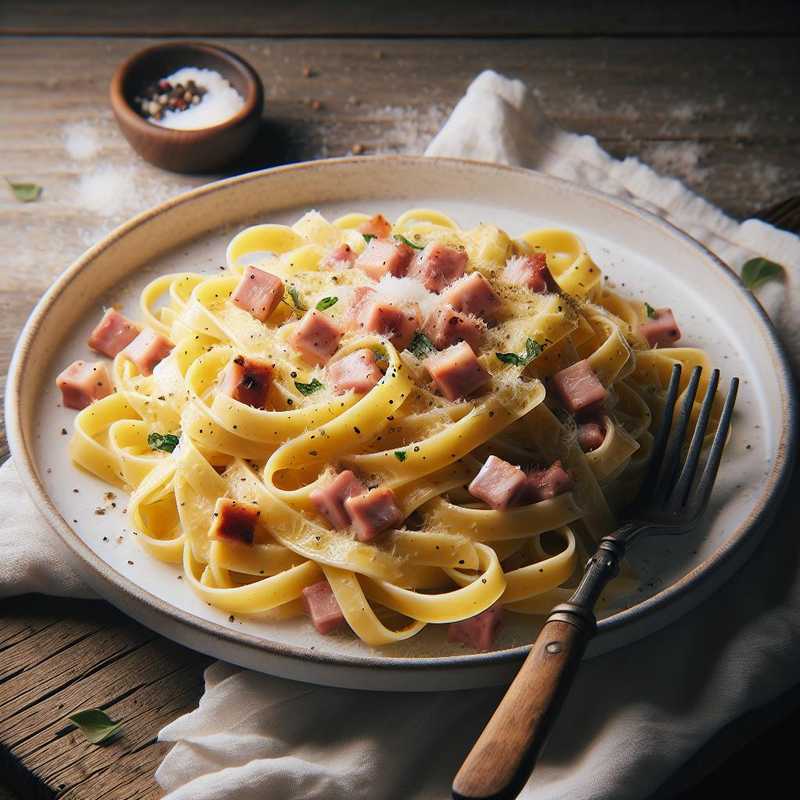 Fettuccine alla papalina